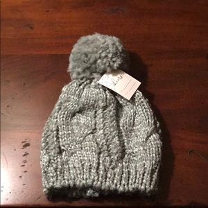 LC Lauren Conrad Knit Bennie with Pompon